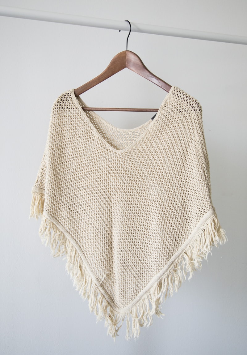 Fringe Knit Poncho