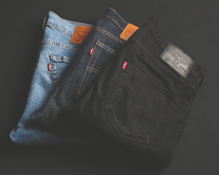 High-Rise Straight Jeans